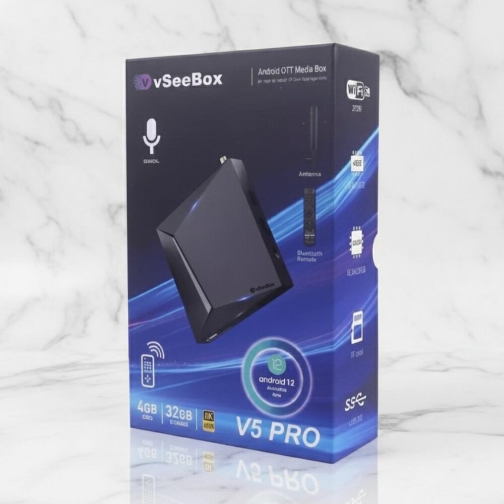 vSeeBox V5 Pro Android Streaming Box | Fast Same Day Shipping | Authorized sell - Picture 12 of 12